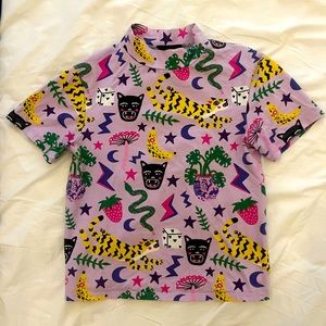 Nooworks mock neck tee